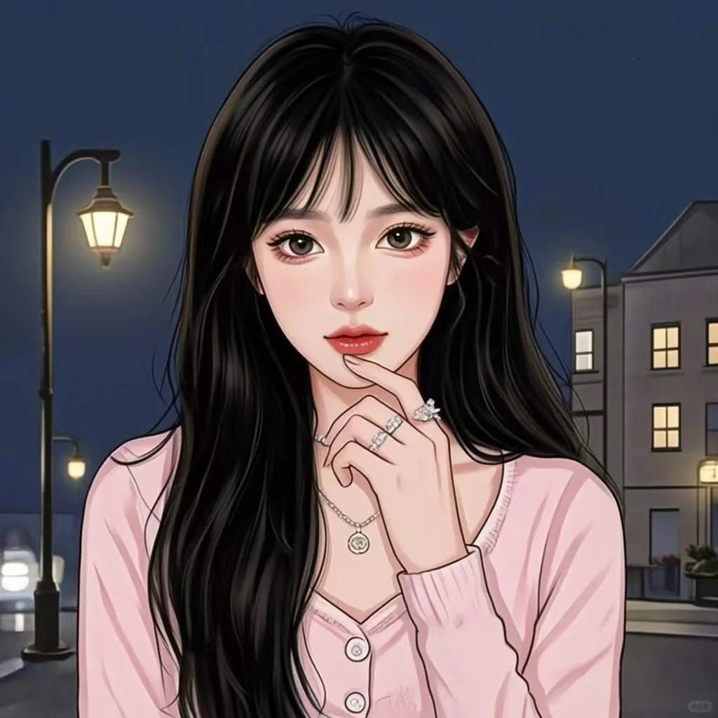 女生头像:与夜色互道晚安，独居女生的浪漫