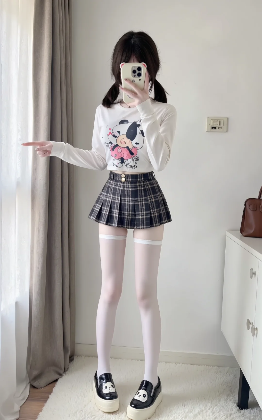 jk穿搭｜好喜欢我的腿！