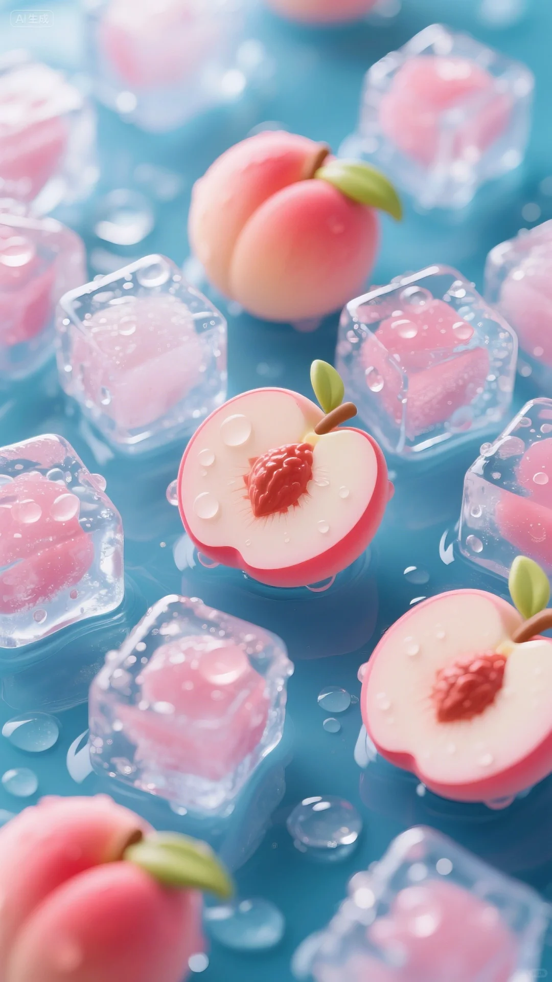 夏日壁纸🍉🍑🍎🍇🥭🌸