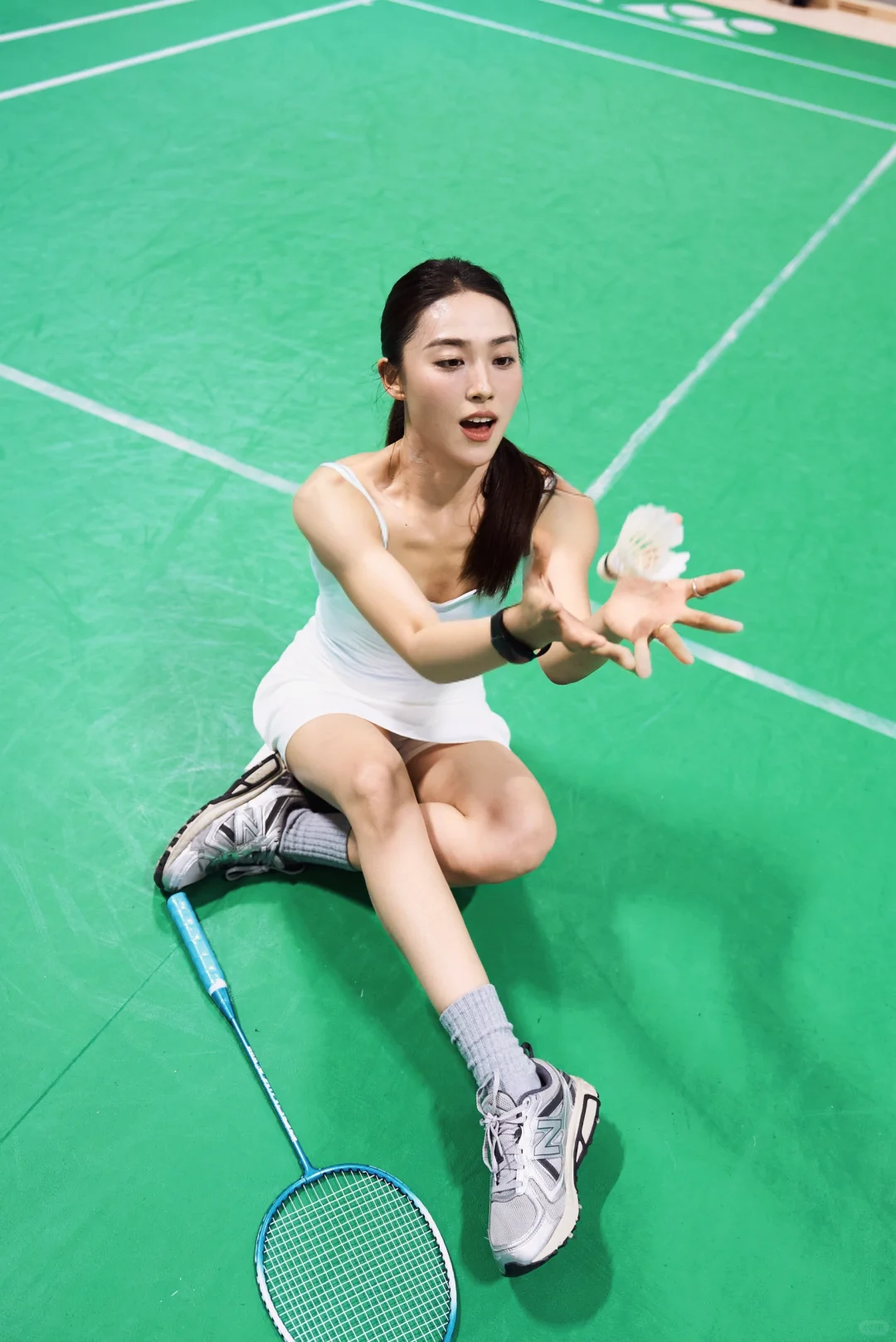羽毛球日记：接不住的球，就放它自由！🏸