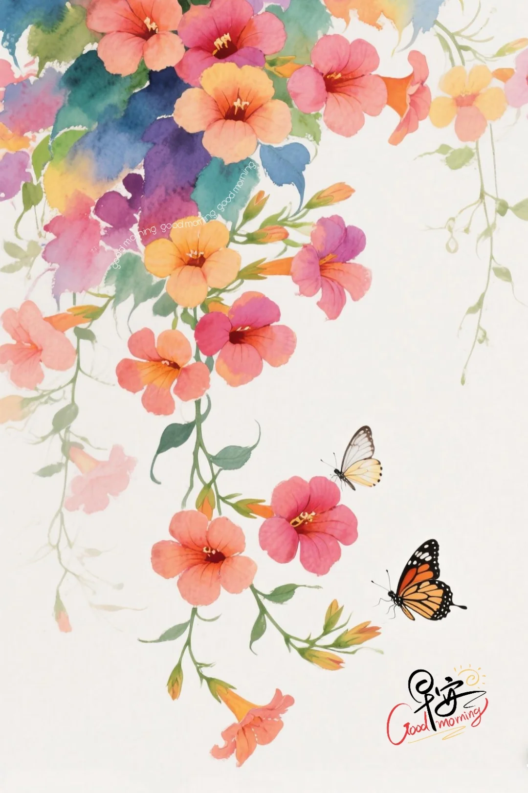 早安～🌸🦋