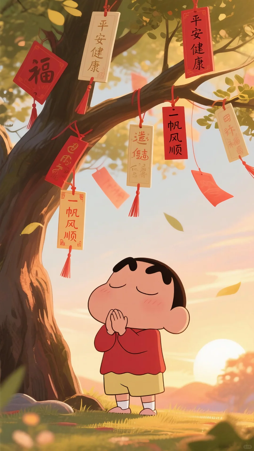 蜡笔小新壁纸｜祈福祈福，小新快乐的夏天