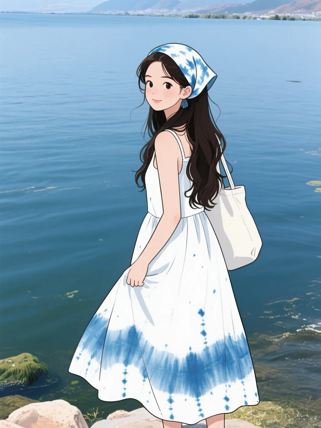 夏日的海风温柔又浪漫🌊唯美治愈系女头