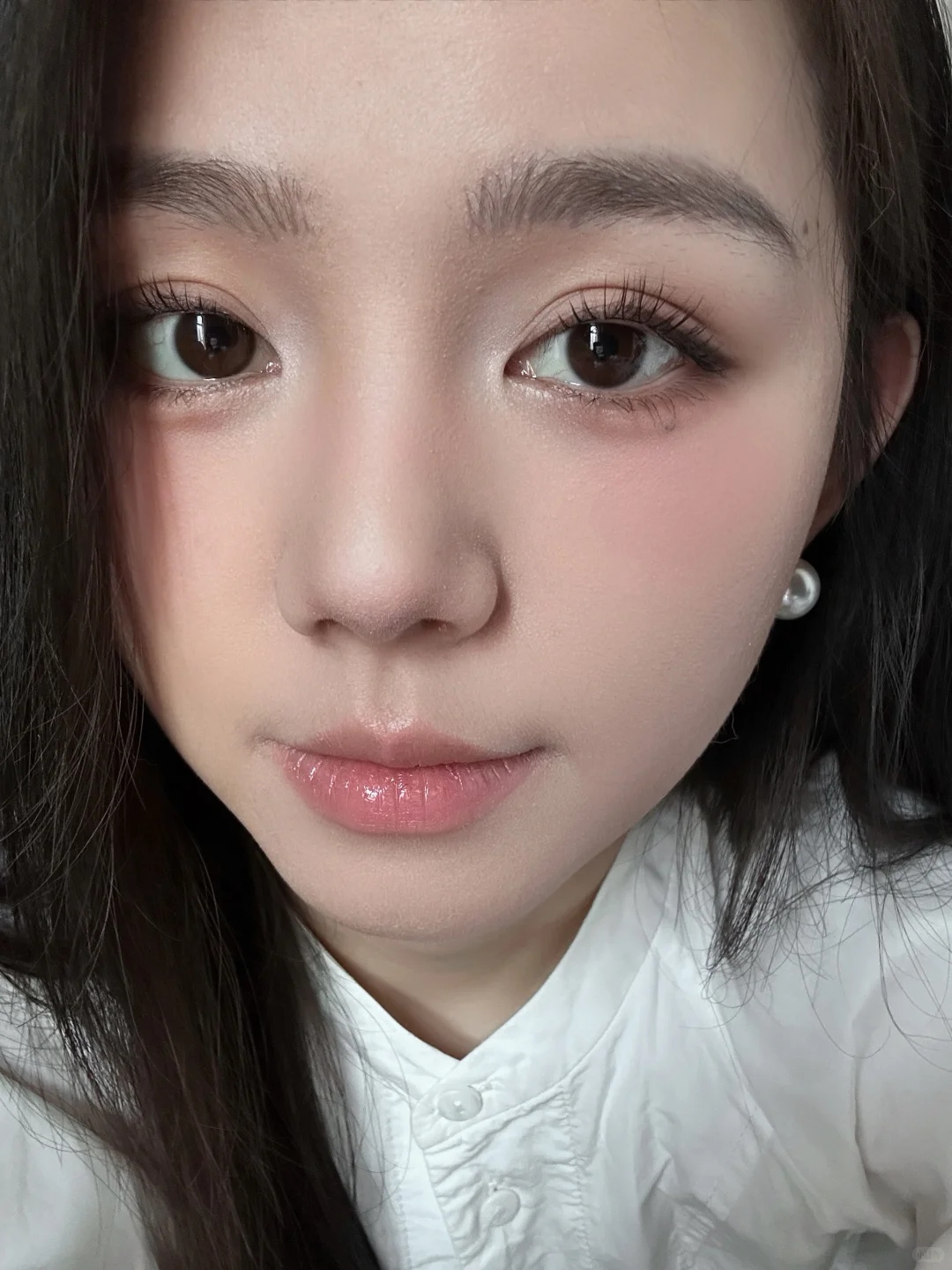 淡颜方圆脸日常极致淡妆！！