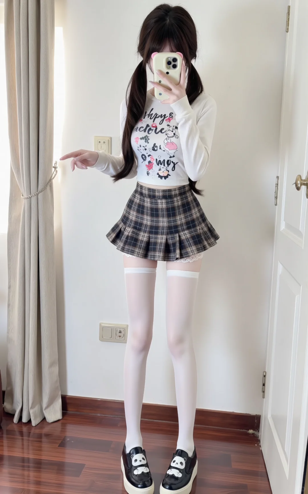 jk穿搭｜好喜欢我的腿！