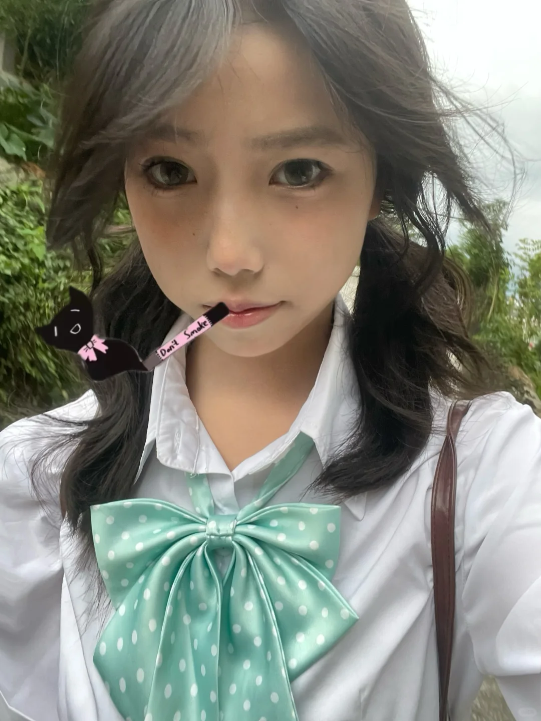 喜欢这个绿色jk制服
