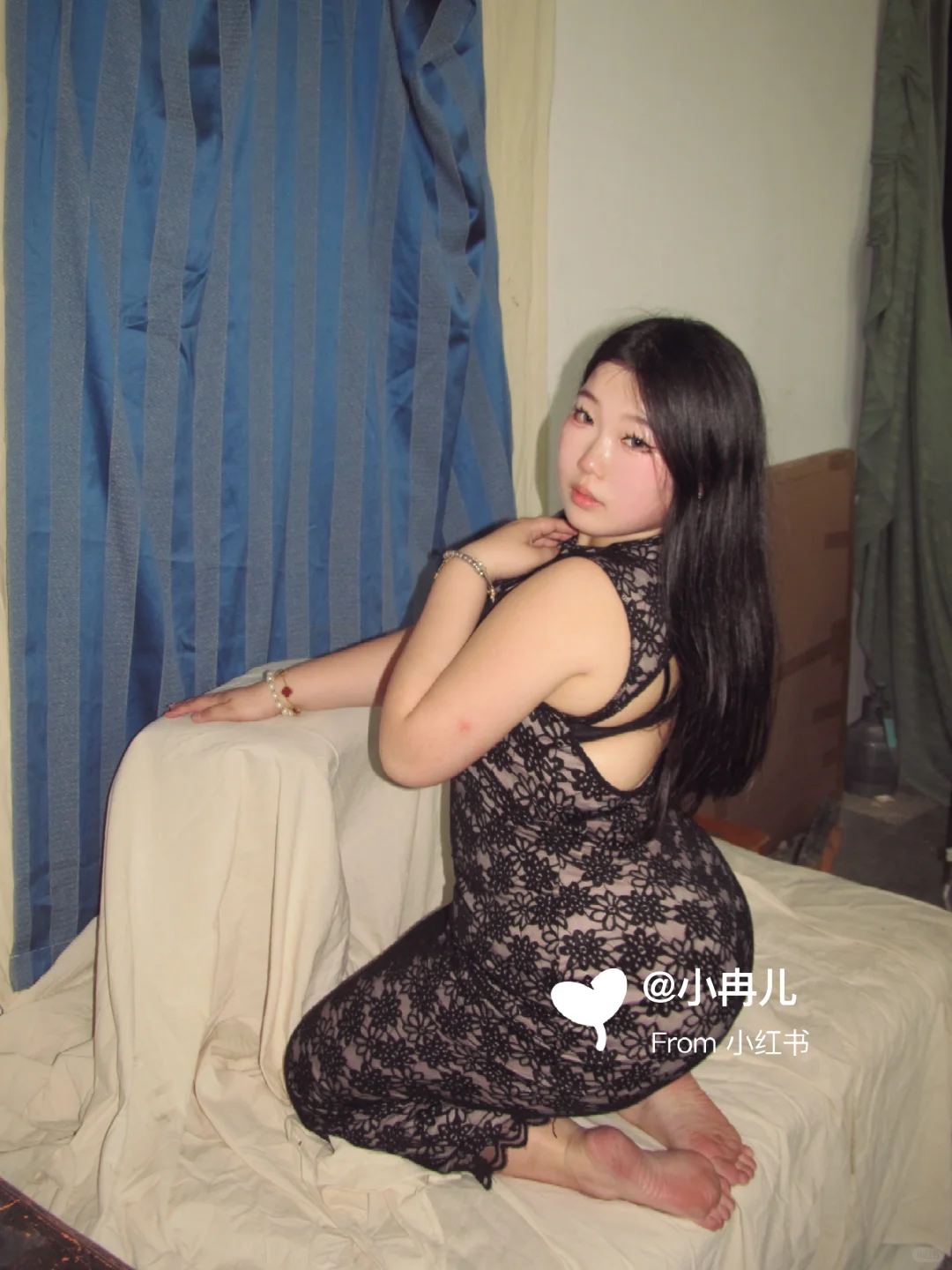 有这样的模特我每天都想画画