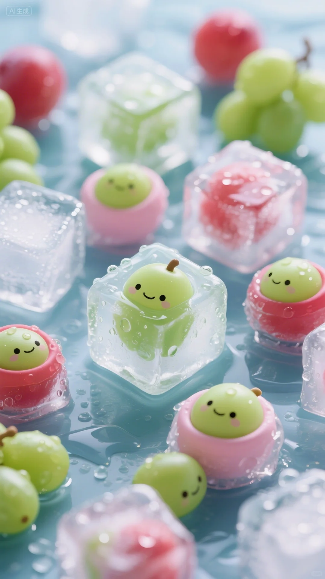 夏日壁纸🍉🍑🍎🍇🥭🌸