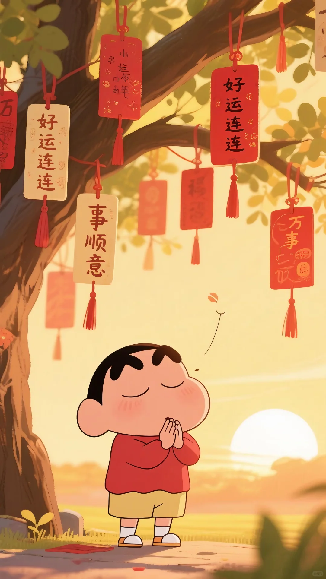 蜡笔小新壁纸｜祈福祈福，小新快乐的夏天
