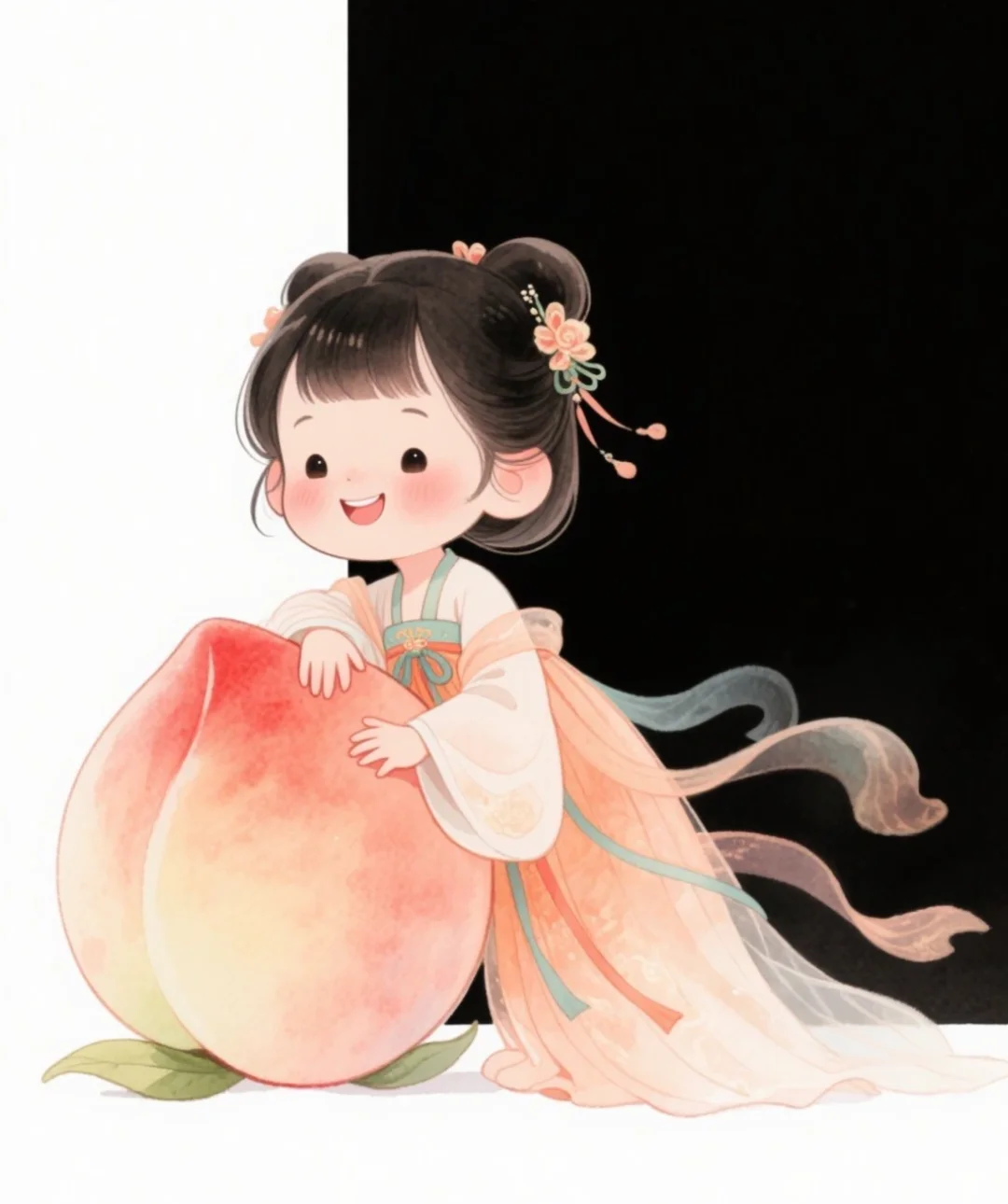 哇哦！这么可爱的小仙女儿！