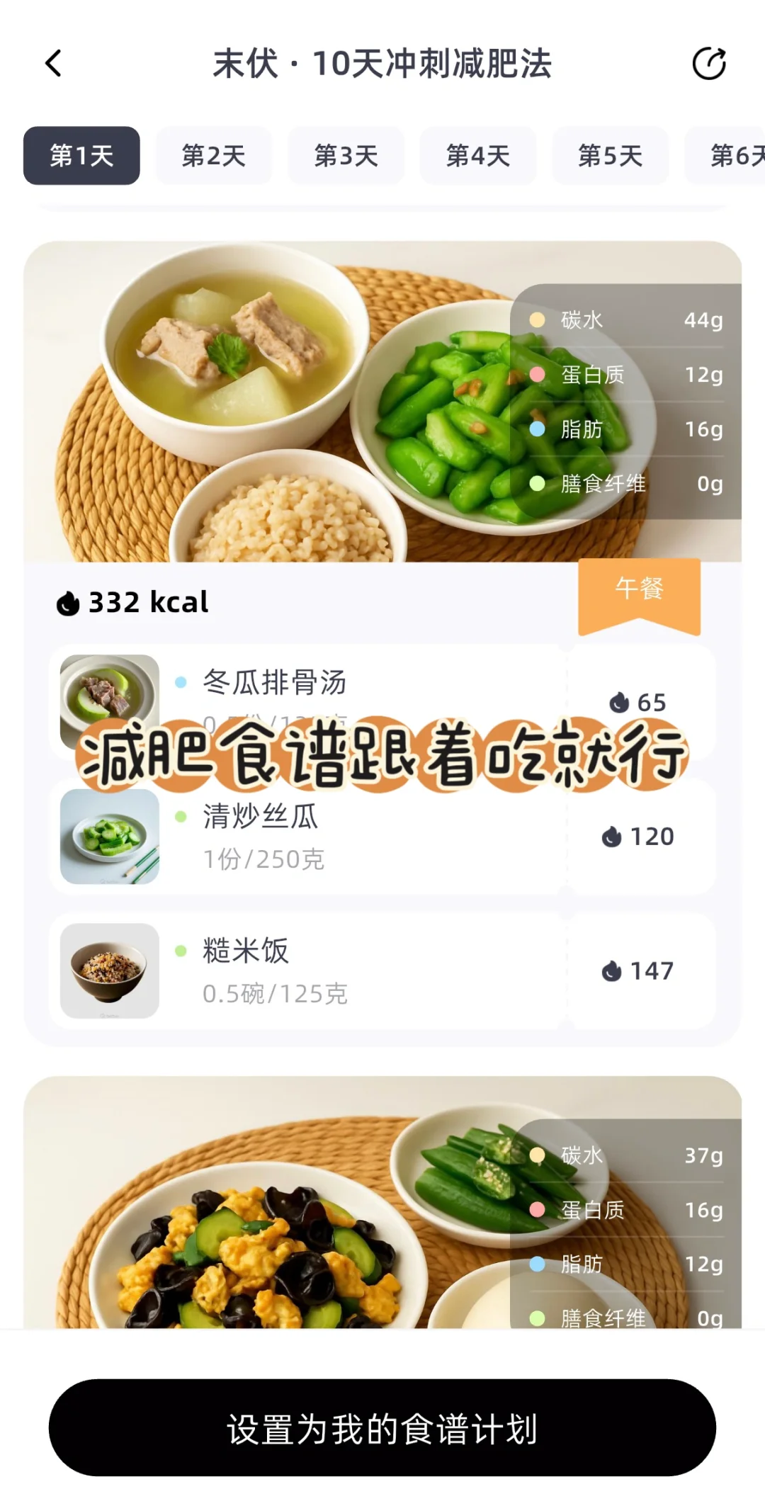 三伏天减肥app参考