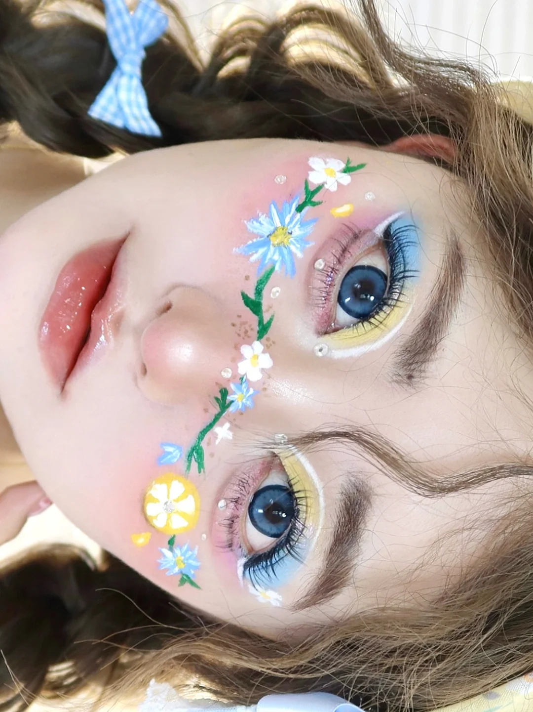 把春天画在脸上｜雏菊柠檬🍋附教程