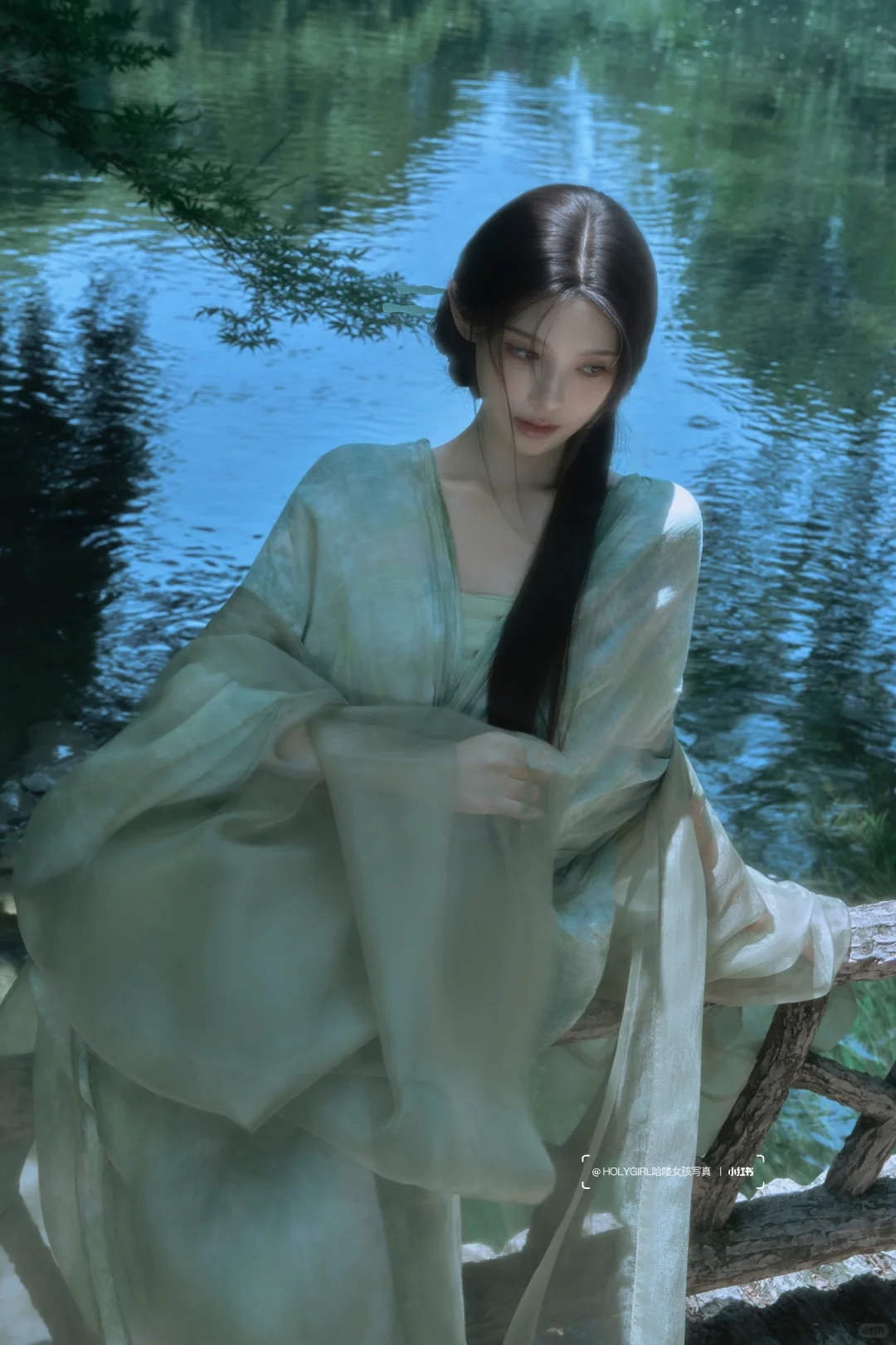 清冷感荷花写真｜“人闲花影，一梦江南”