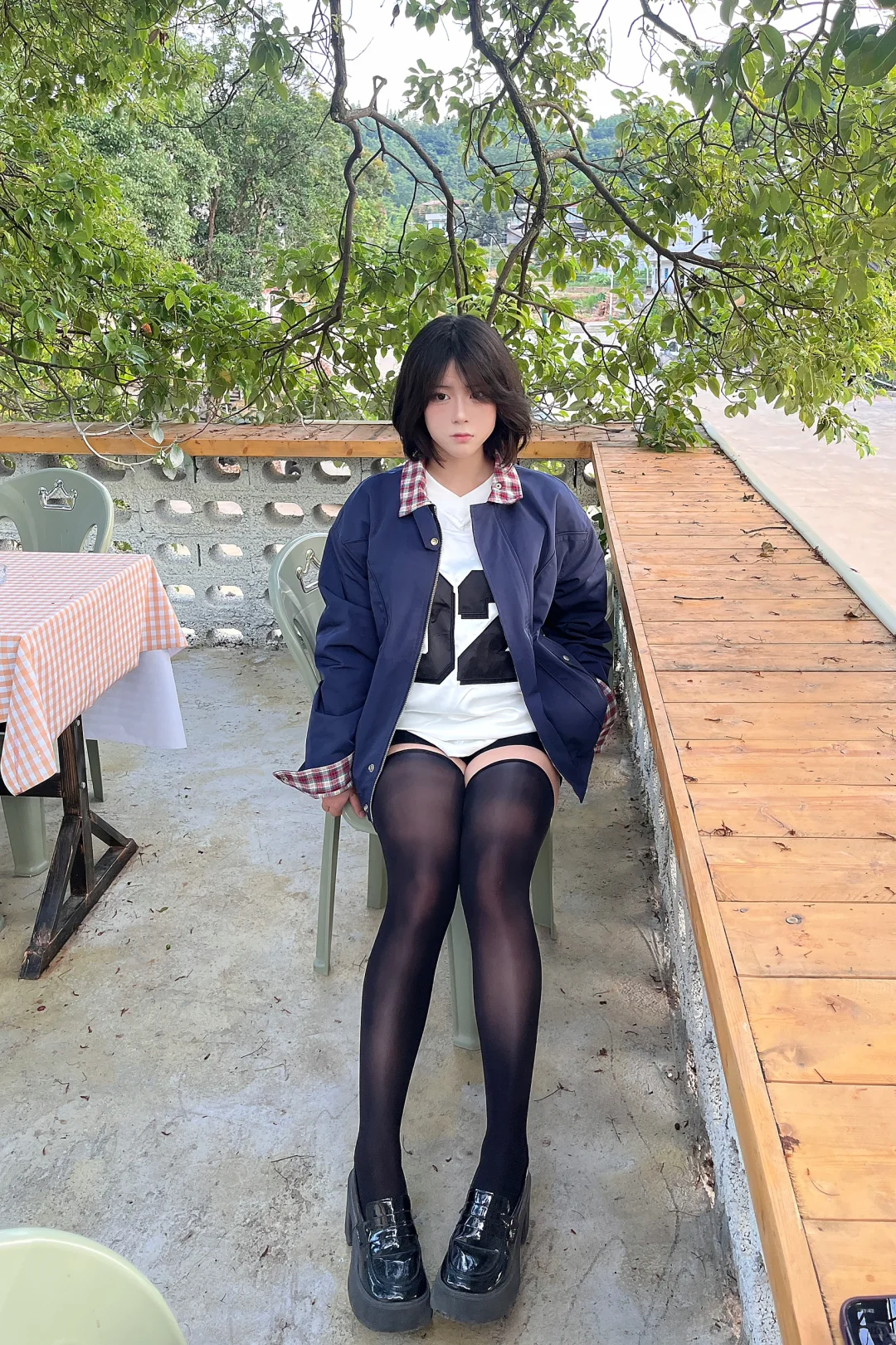 好喜欢我的新袜子、好显腿长