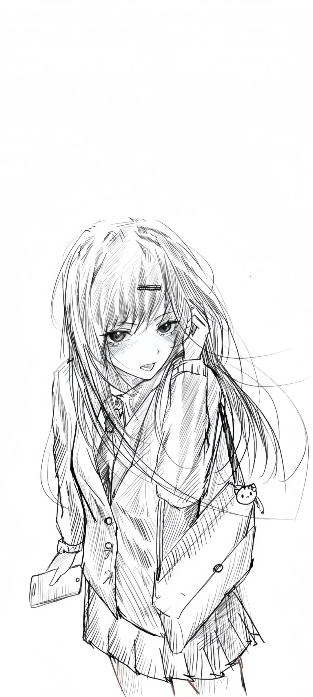 𝙎𝙝𝙖𝙧𝙚｜黑白动漫壁纸