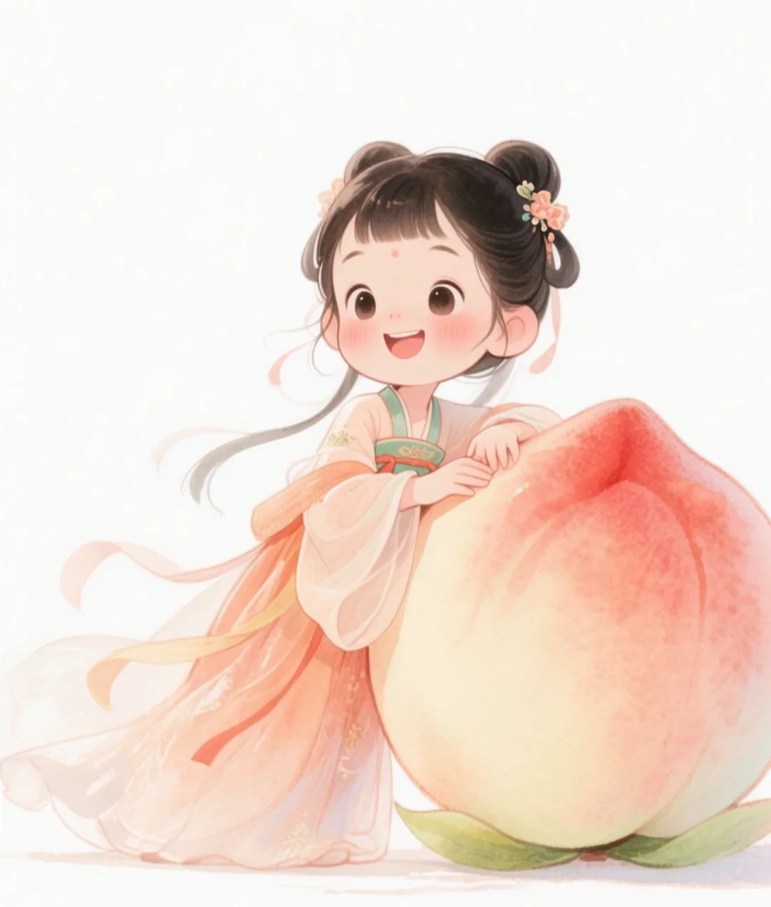 哇哦！这么可爱的小仙女儿！