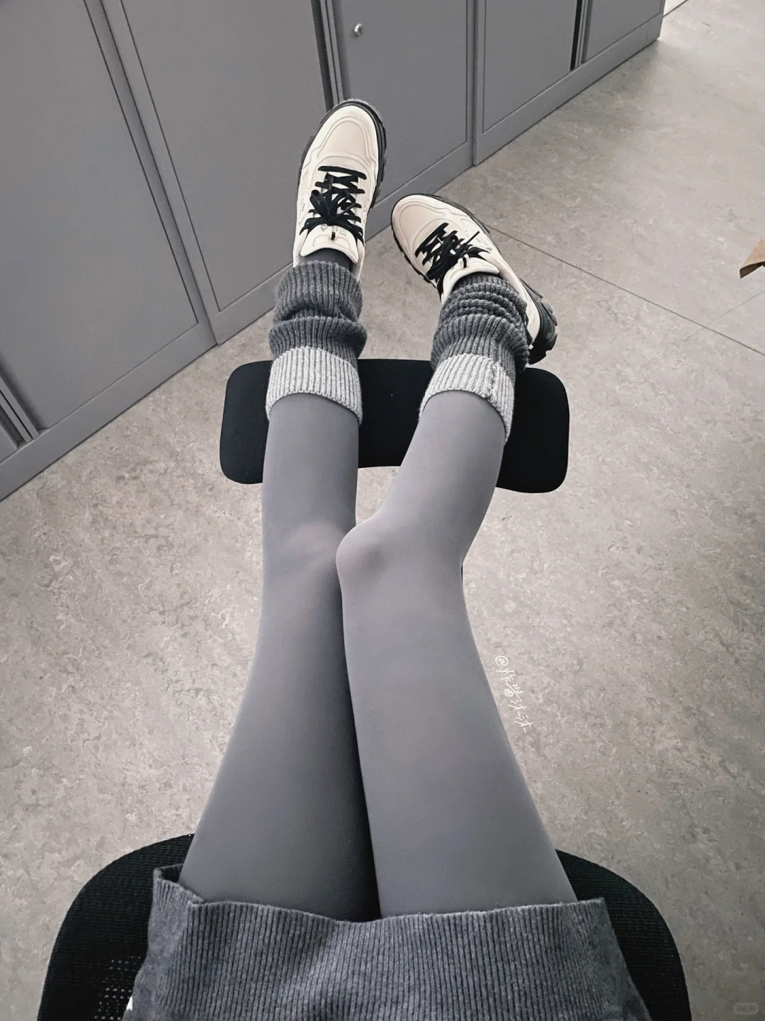 秋冬厚丝+堆堆袜锁死好吗