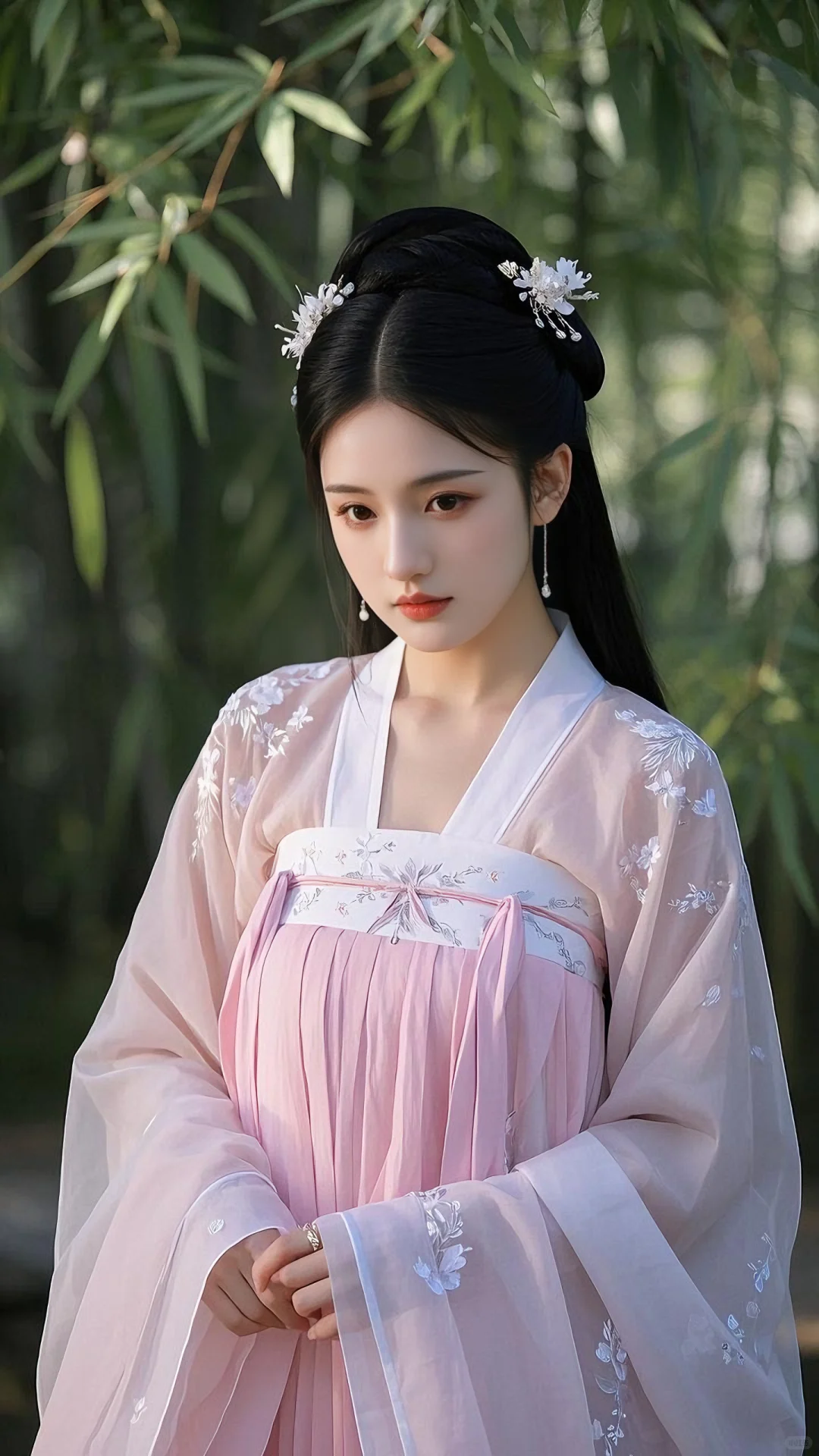 粉色系古风美人簪花🌺（16）