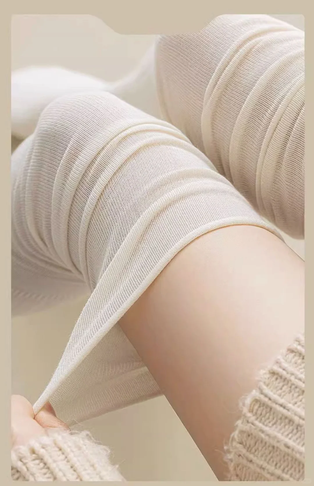 过膝袜女长筒护膝袜