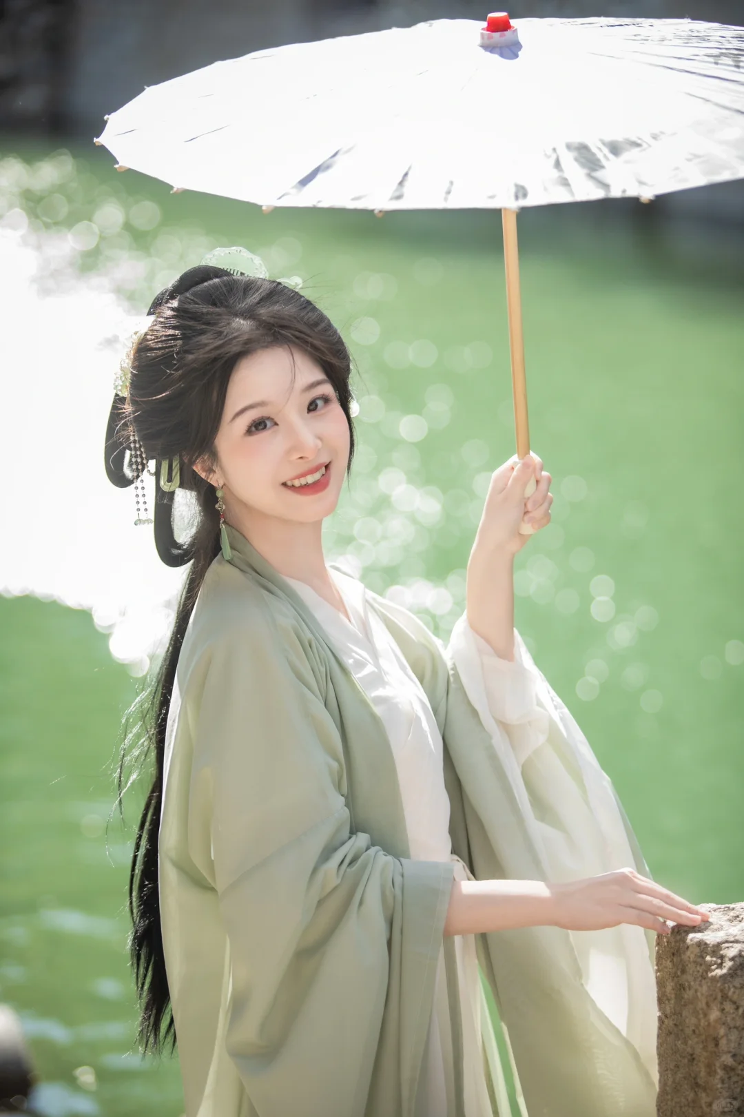 清汉女｜清冷感汉服妆容🍃清冷感好绝！