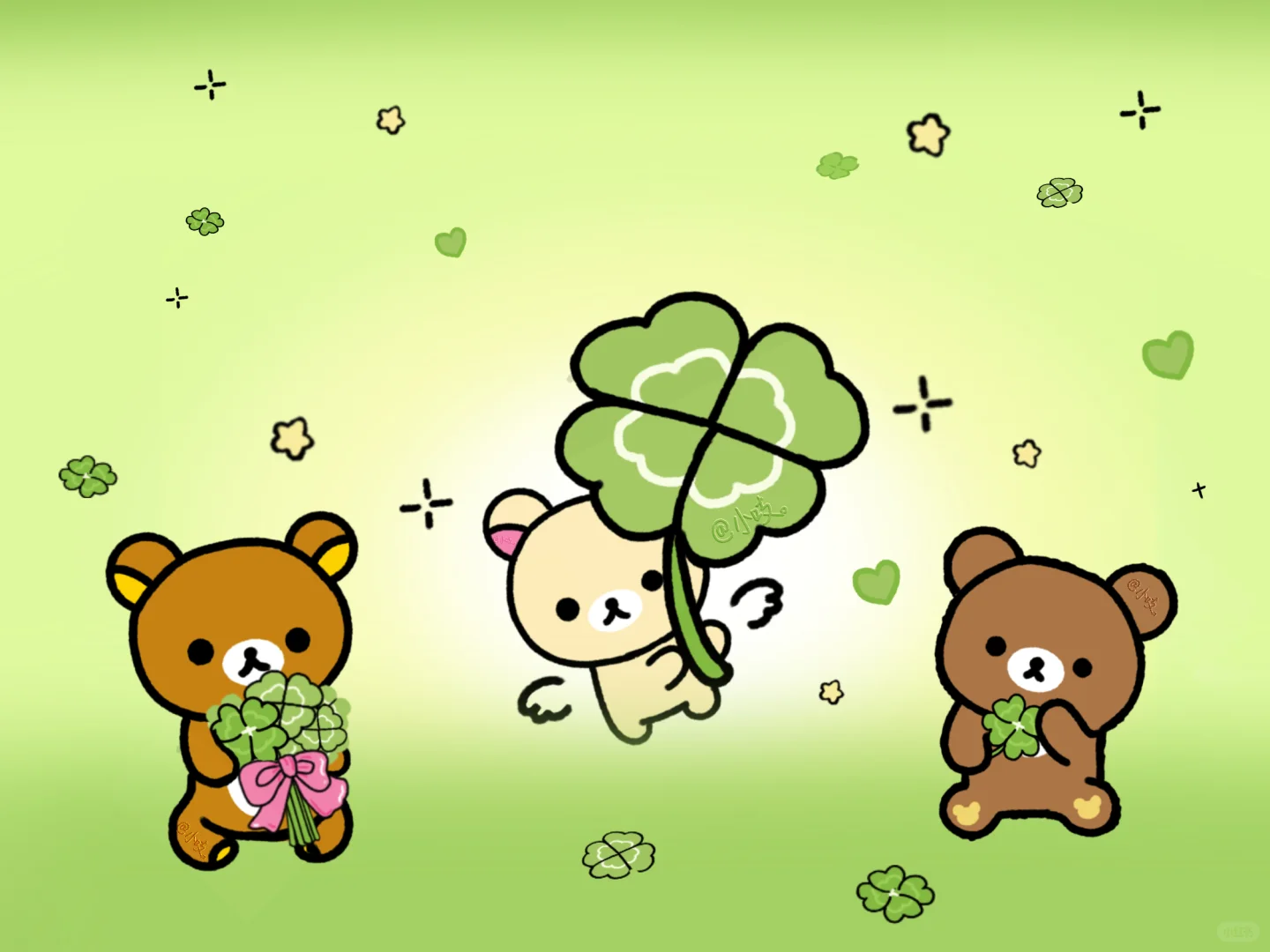 轻松熊平板壁纸