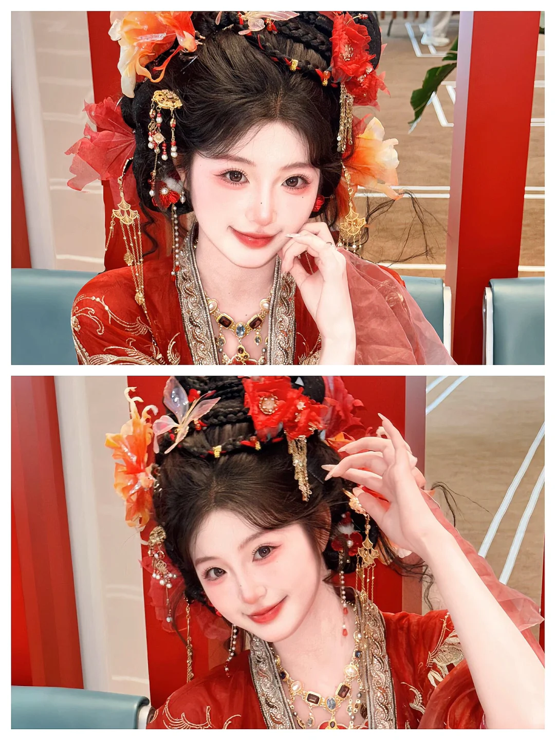 涂七七九天玄女汉服｜仙气值爆表！美到犯规！