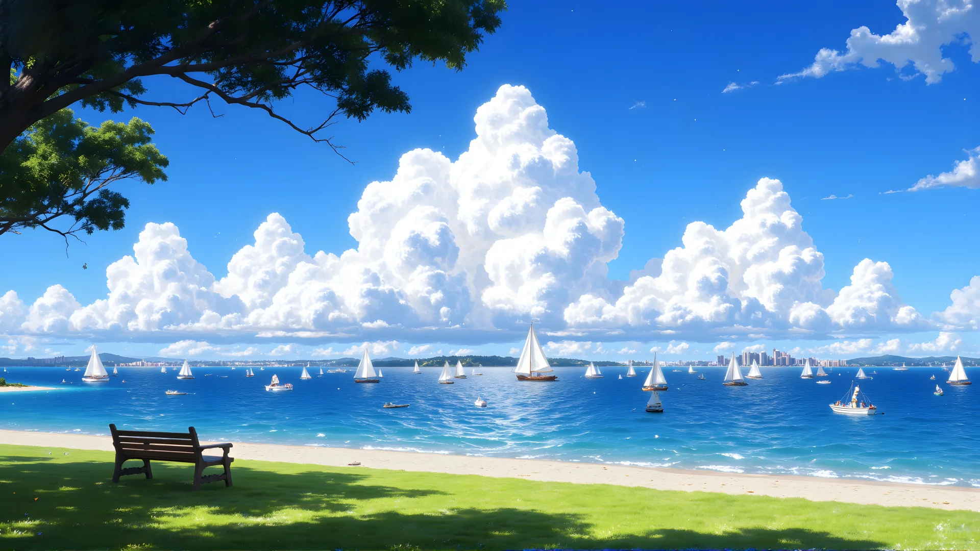 电脑壁纸04-蓝色梦幻海洋背景
