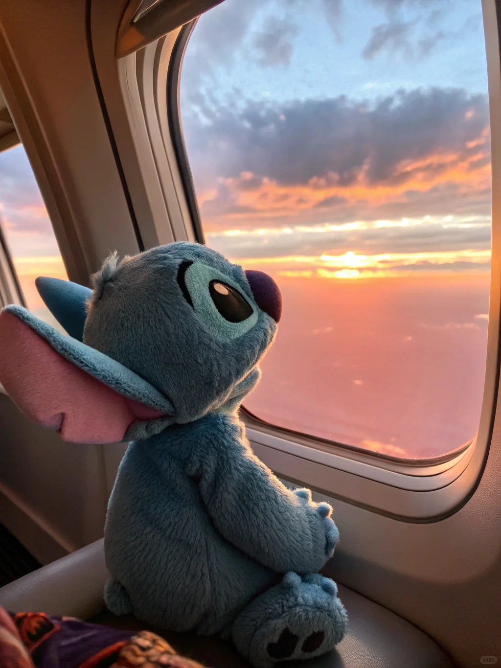 如果晚霞绕过飞机✈️