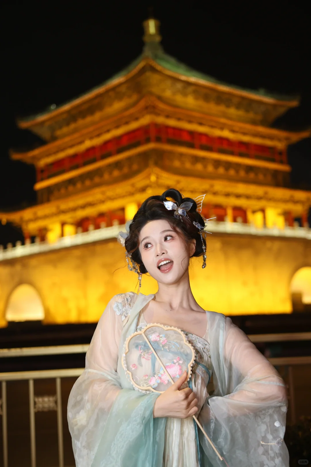 西安钟楼拍照|附拍照造型