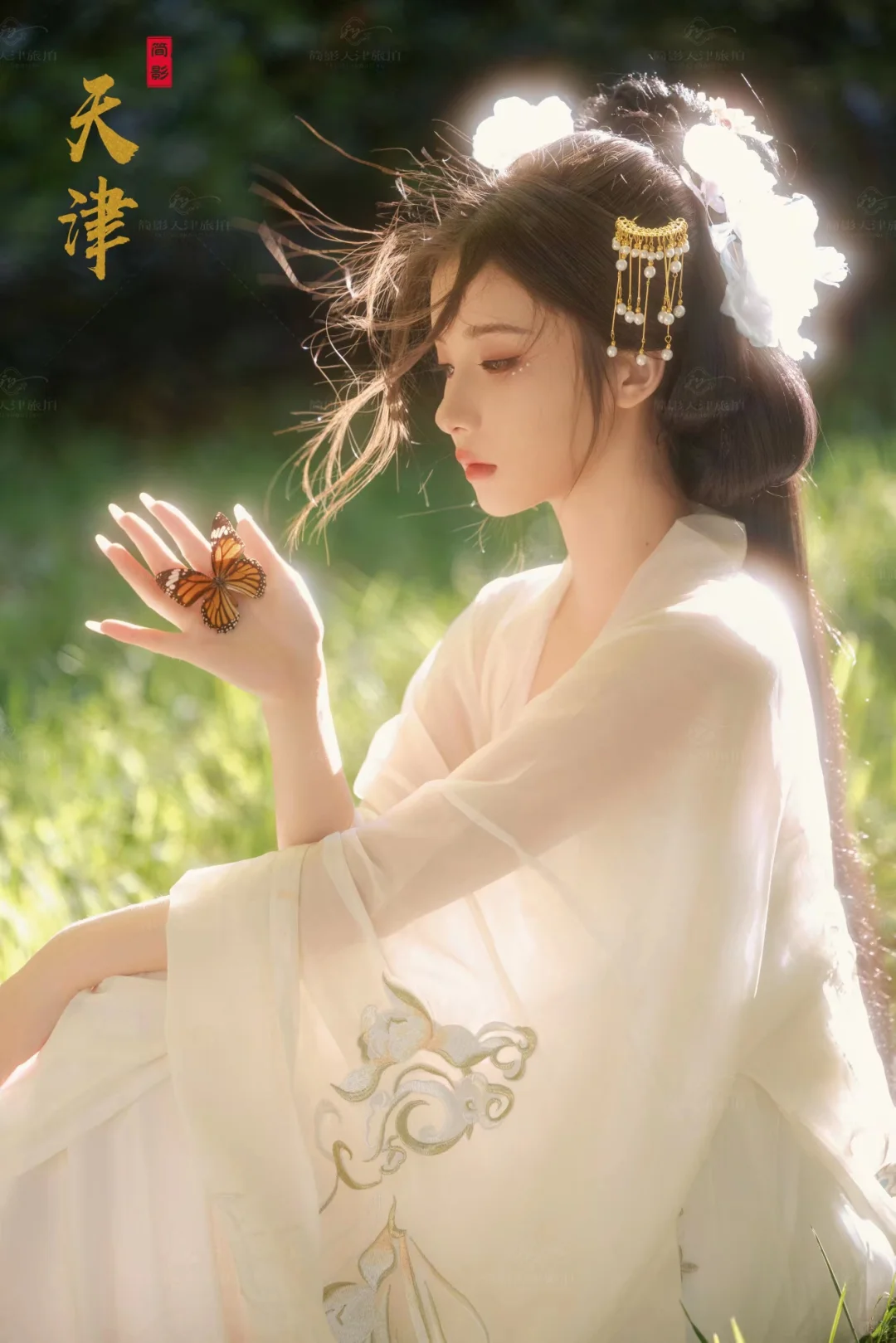 天津旅拍｜白衣素影，古韵逸风入画来🌸