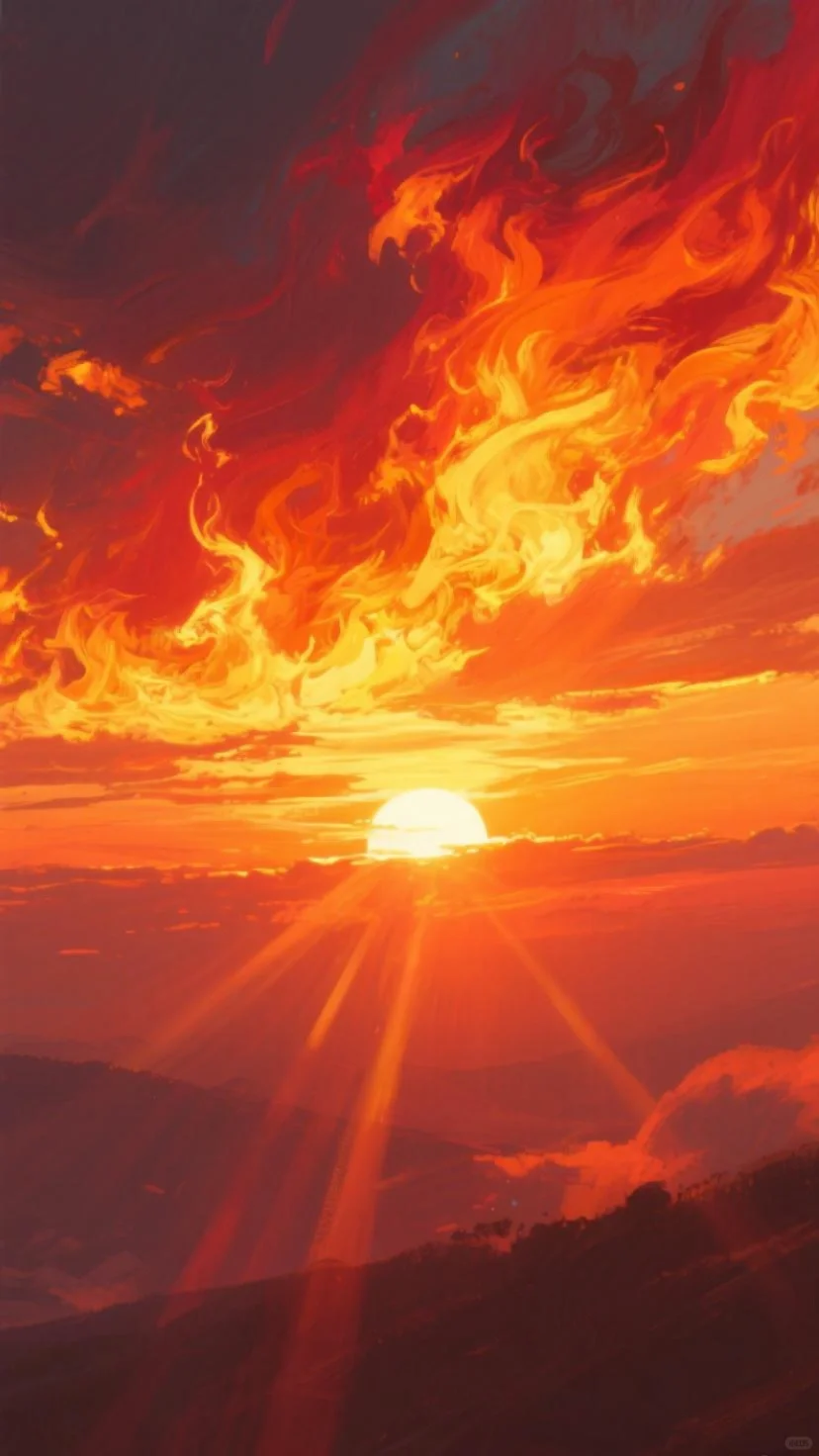 美到窒息的日出，太震撼了！点击看大图