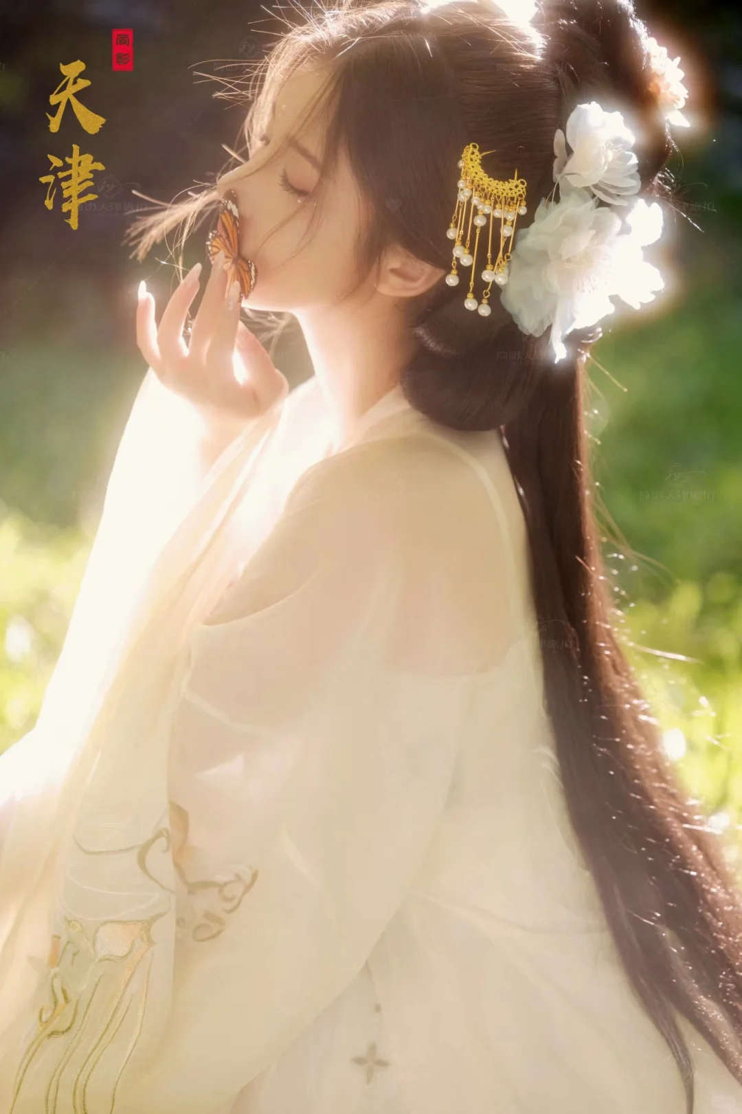 天津旅拍｜白衣素影，古韵逸风入画来🌸