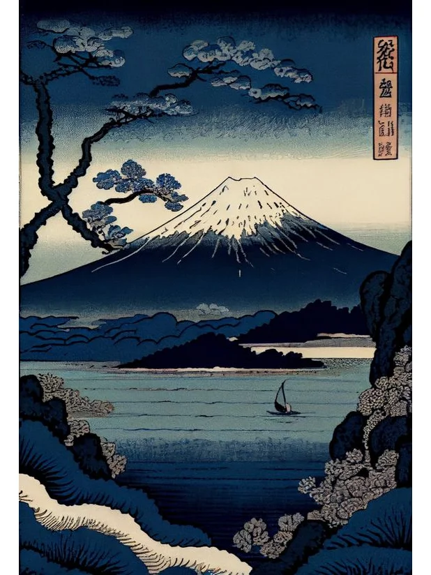 有喜欢浮世绘背景图的小伙伴吗？
