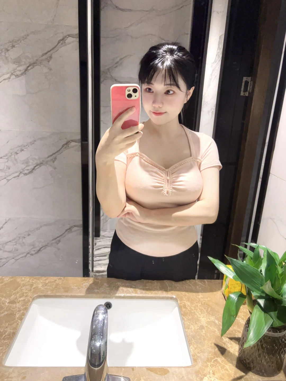 微胖女生穿搭丨最喜欢这种甜橙色啦～❤️
