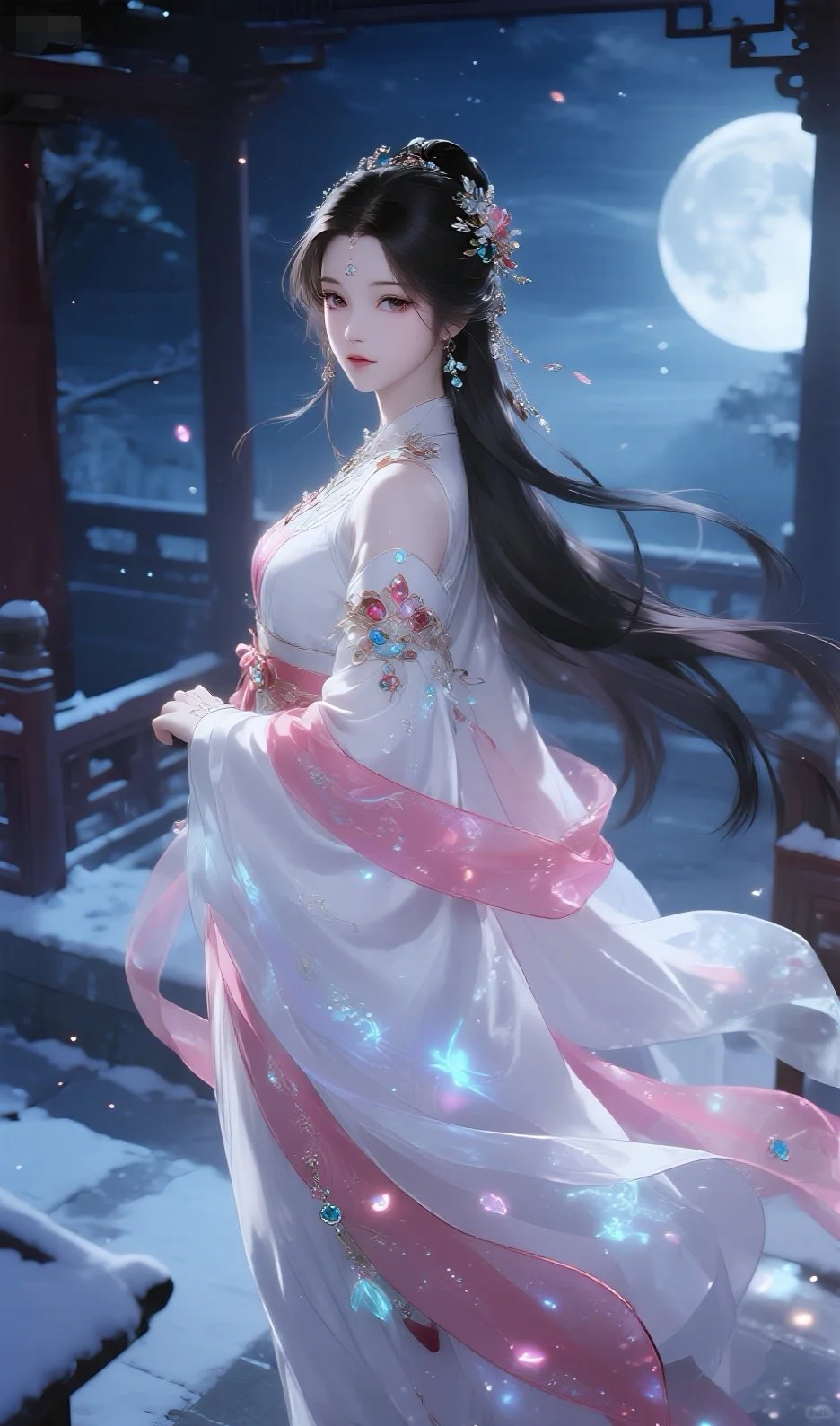 一轮明月，照见人间温柔！🌙