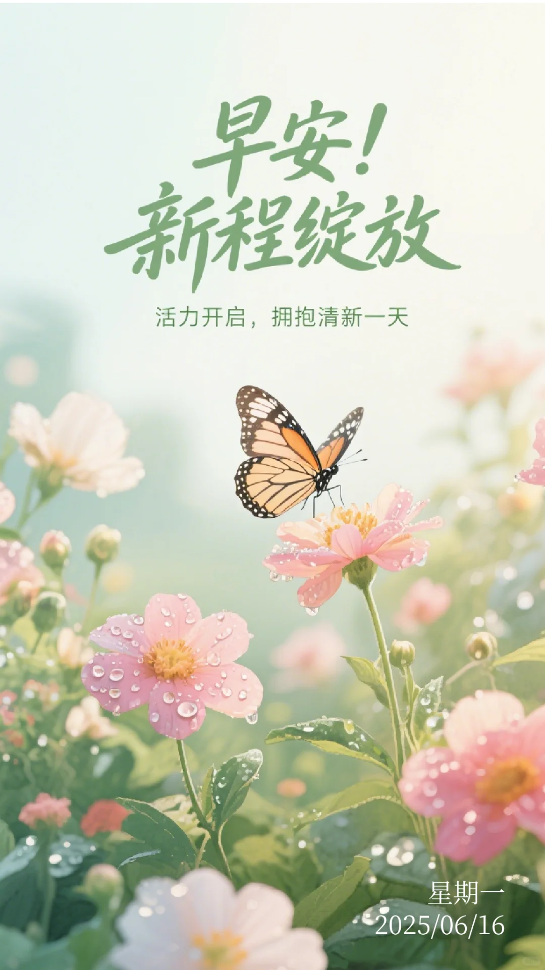 6月16日周一早安壁纸祝福