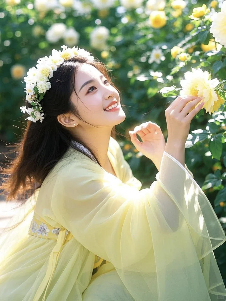美女壁纸︳古风美女，甜美动人✨