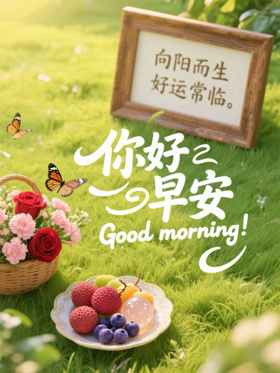 又是元气满满的一天早安，平安喜乐