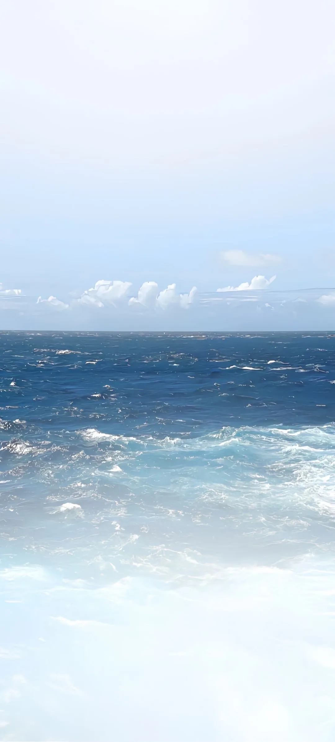 海洋和天空的相遇🌊