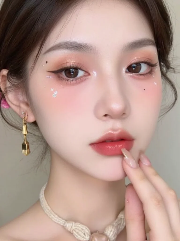 可可爱爱韩系妆容～好喜欢～