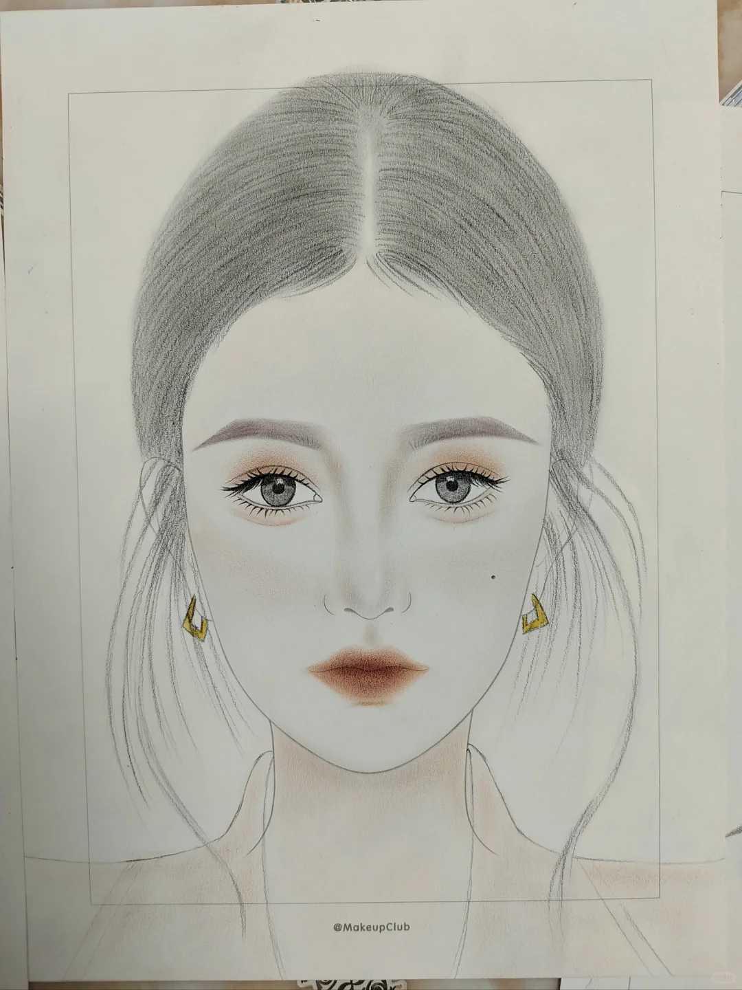 学画美人图的第三周