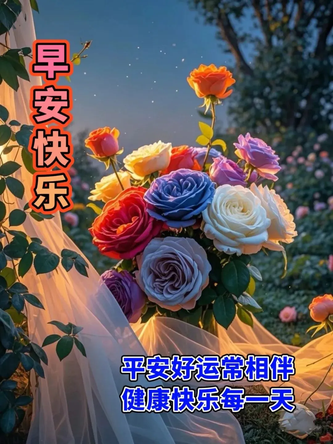 早安图片免费分享，愿你早安，万事如意