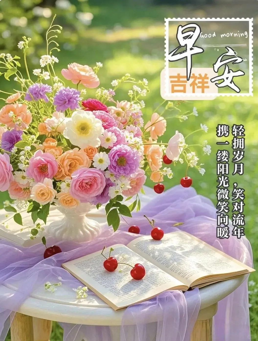 早安图片免费分享，愿你早安，万事如意