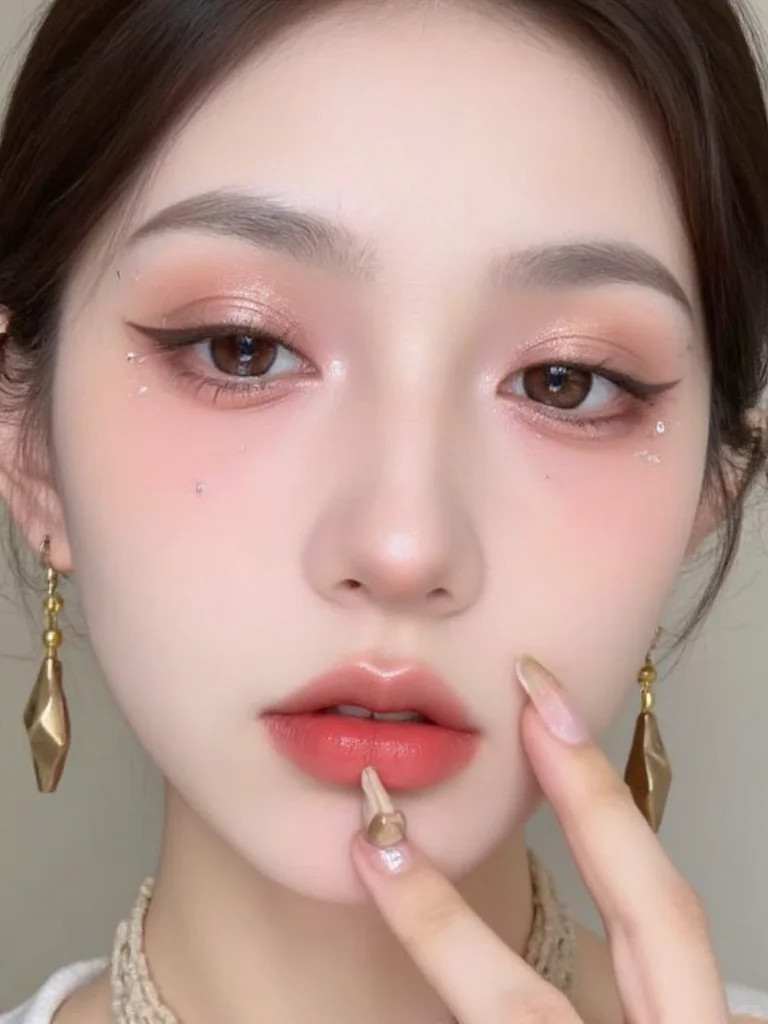 可可爱爱韩系妆容～好喜欢～