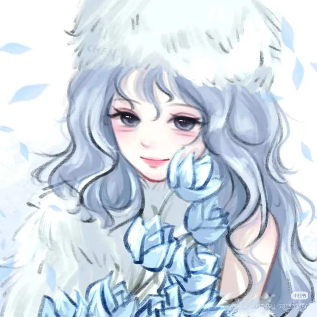 💙蓝色高级感仙气女头像✨🎉