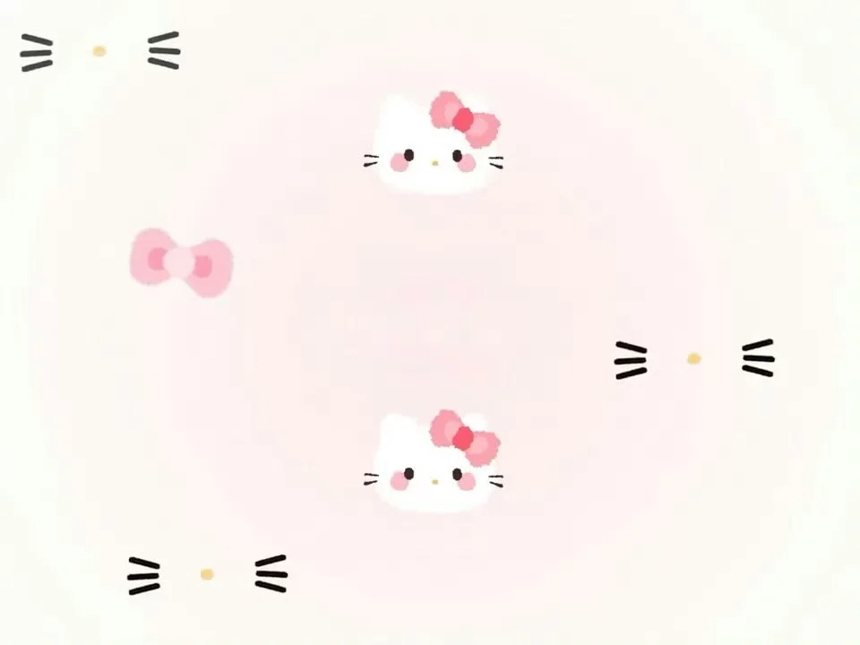 Hello kitty 动态背景图 ☆ ̫ꉂ