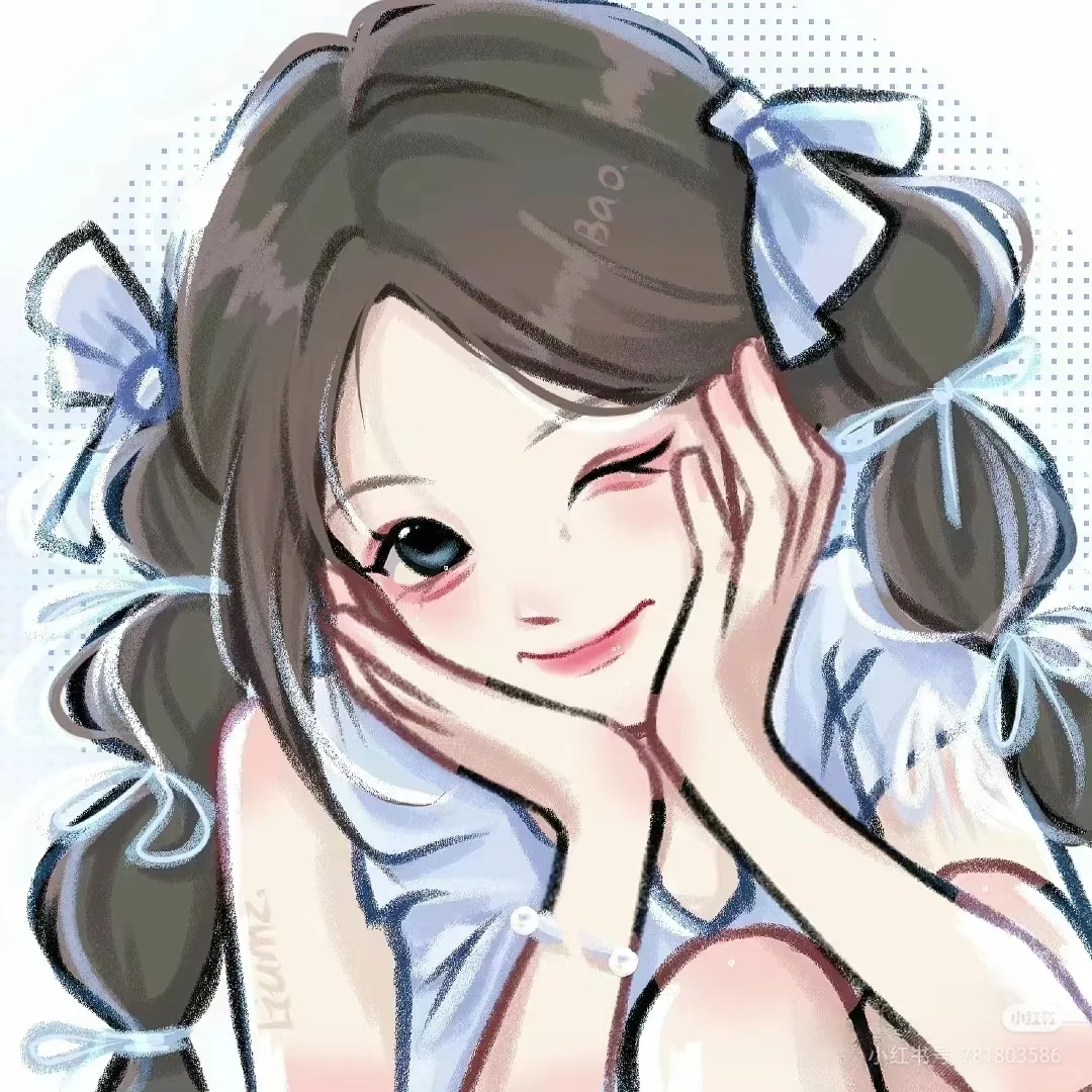 💙蓝色高级感仙气女头像✨🎉