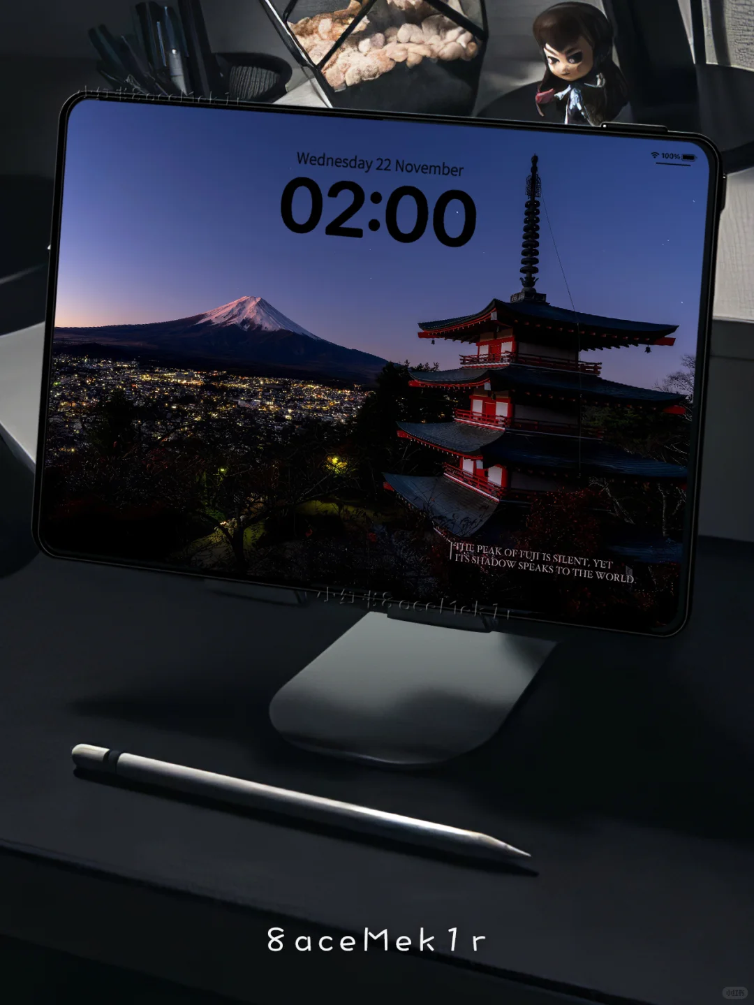 Mount Fuji Ⅱ.iPad壁纸 夜的另一番繁华