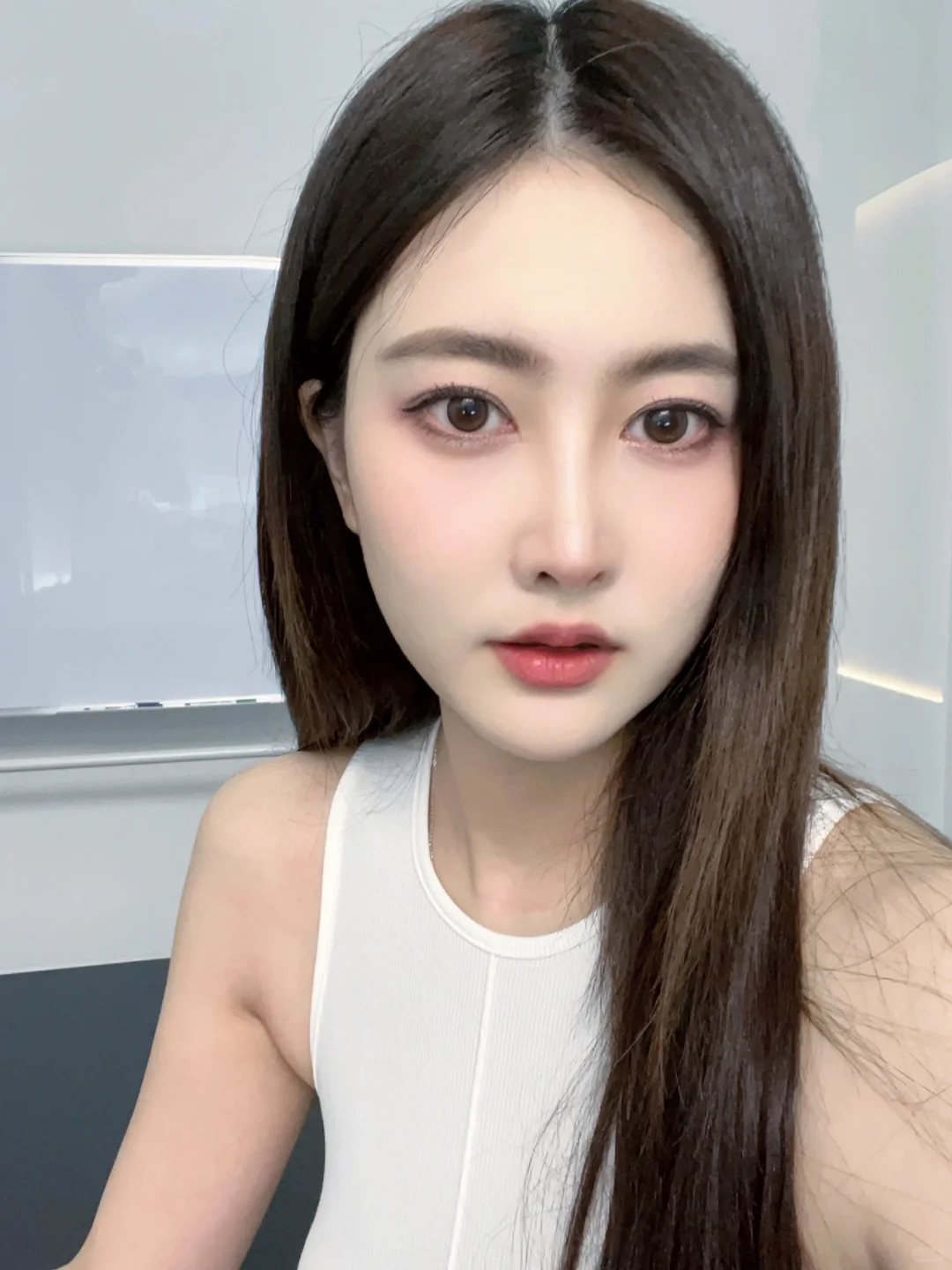 韩系白开水妆|长脸女生都来冲！！