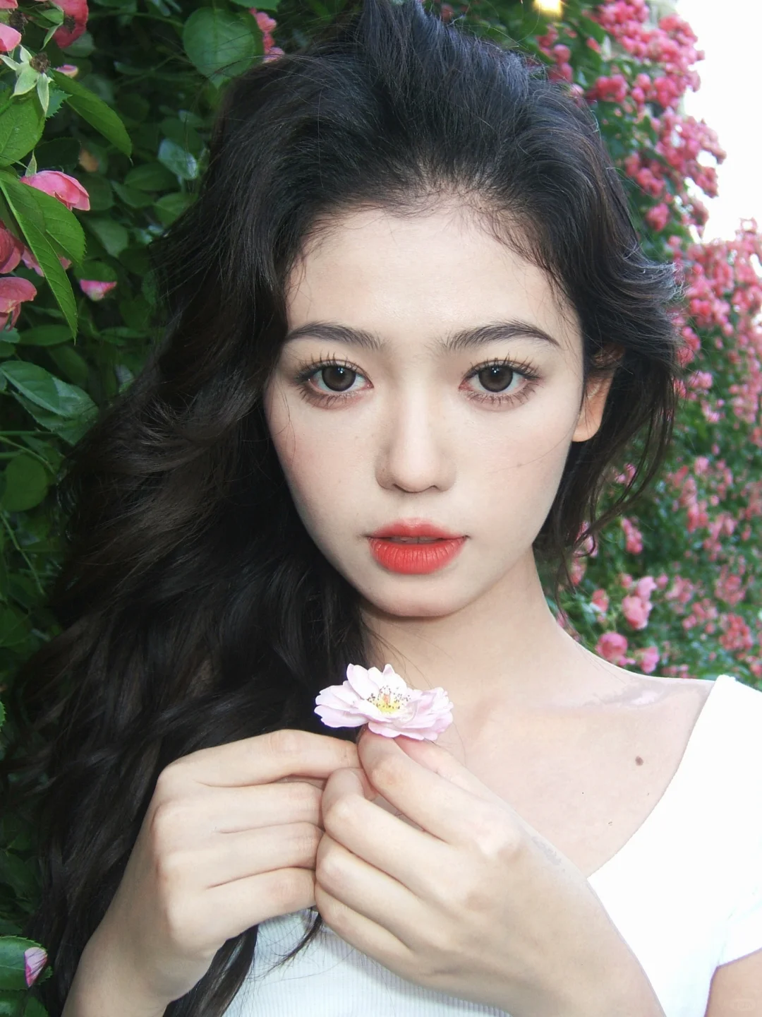 我这张脸 美就美在眉眼